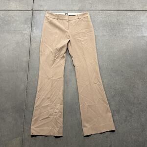 Anne Klein Pants Womens 4 Beige Modern Pant Dress Slacks Bootcut Career Office